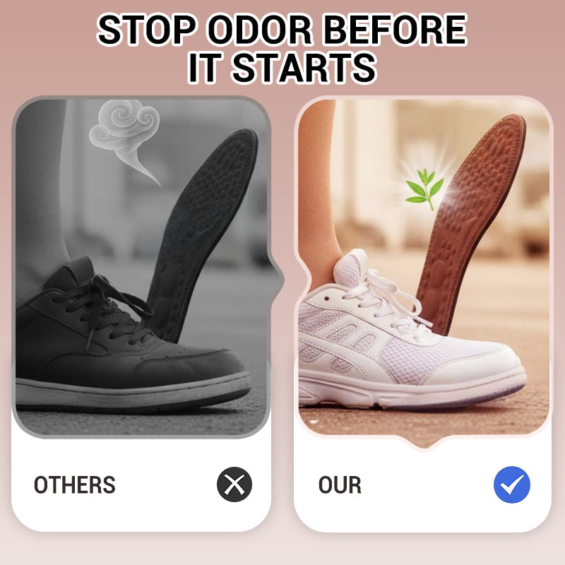 Mugwort Deodorizing Massage Insoles