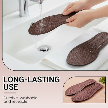 Mugwort Deodorizing Massage Insoles