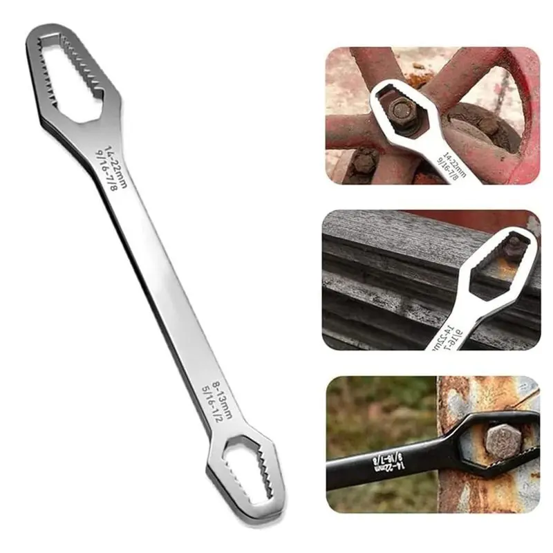 🔧Multi-Function Self-Adjusting Dual Head Wrench