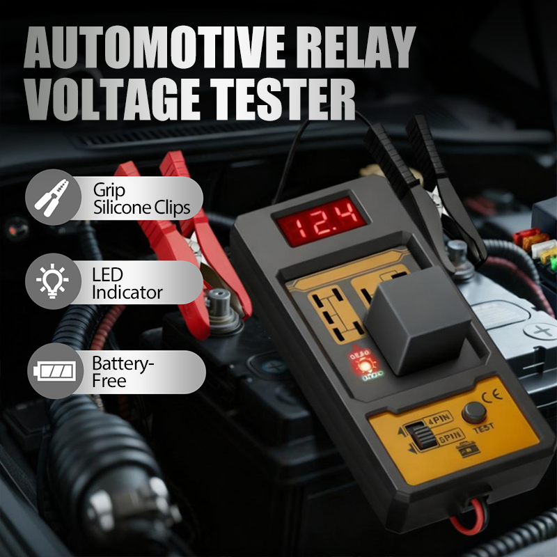 Automotive Relay Voltage Tester with LED Indicator