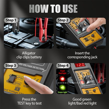 Automotive Relay Voltage Tester with LED Indicator