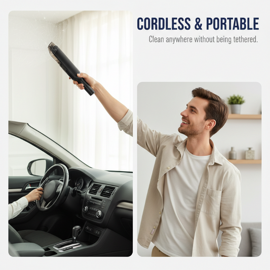 Cordless Handheld Vacuum Cleaner – 13000Pa Suction | 4000mAh Battery | Pet Hair & Car Use