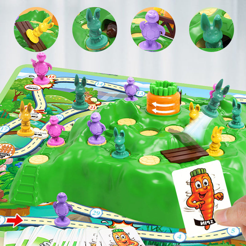 Multi-Play Fun Turtle & Hare Race Toy Set