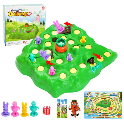 Multi-Play Fun Turtle & Hare Race Toy Set