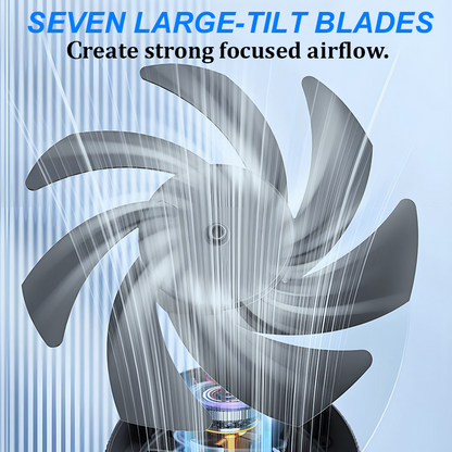 💥LAST DAY SALE 50% OFF !!📢Mini Desk Fan with Digital Display🌬️