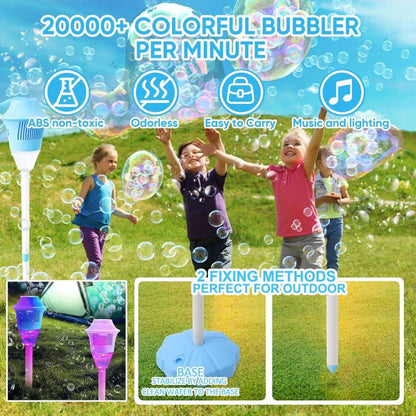 ⚡ Automatic Handheld Bubble Machine for Kids – One-Touch Operation, Rich Bubbles & Portable Design