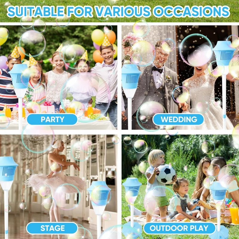 ⚡ Automatic Handheld Bubble Machine for Kids – One-Touch Operation, Rich Bubbles & Portable Design
