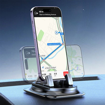 🔄🚗 Car Phone Holder | 360° Adjustable · 0.1s One-Hand Locking · Anti-Slip and Won't Damage Dashboard · Waterproof and Stain-Resistant