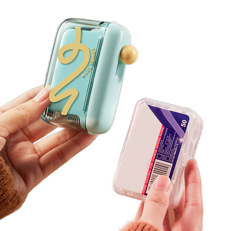 Automatic Pop-Up Dental Floss Storage Dispenser