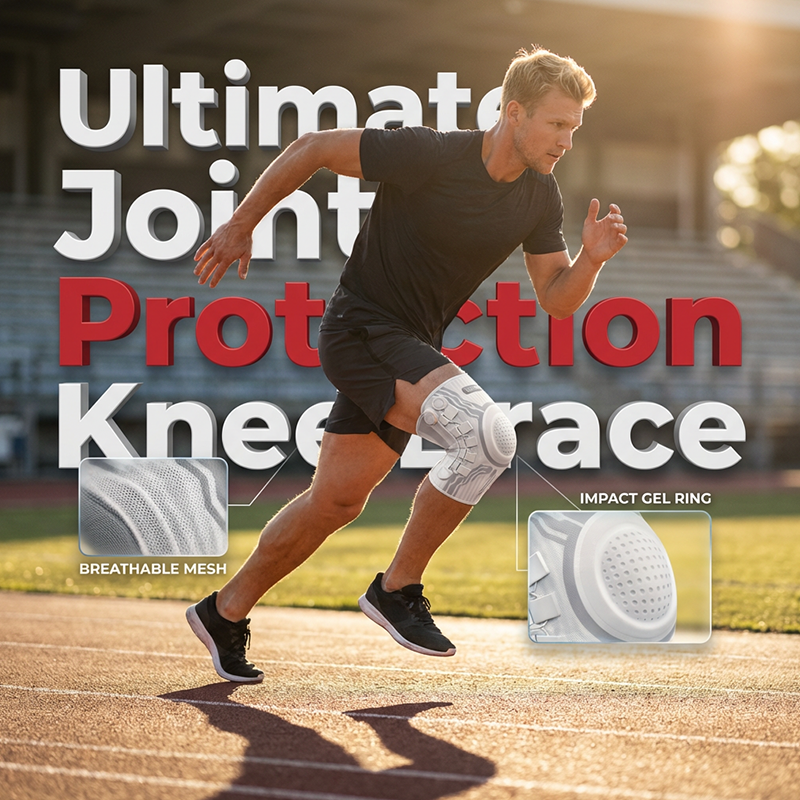 🦵 Knee Support That Moves with You – Flexible Side Hinges, Targeted Patella Protection & Anti-Slip Grip – Dial in Your Perfect Fit 💪✨