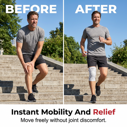 🦵 Knee Support That Moves with You – Flexible Side Hinges, Targeted Patella Protection & Anti-Slip Grip – Dial in Your Perfect Fit 💪✨