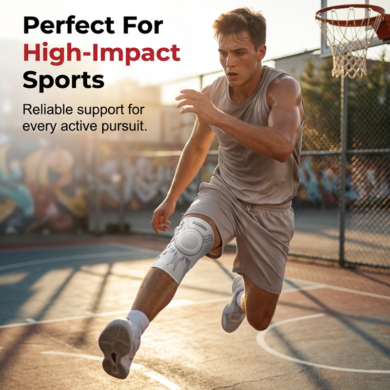 🦵 Knee Support That Moves with You – Flexible Side Hinges, Targeted Patella Protection & Anti-Slip Grip – Dial in Your Perfect Fit 💪✨