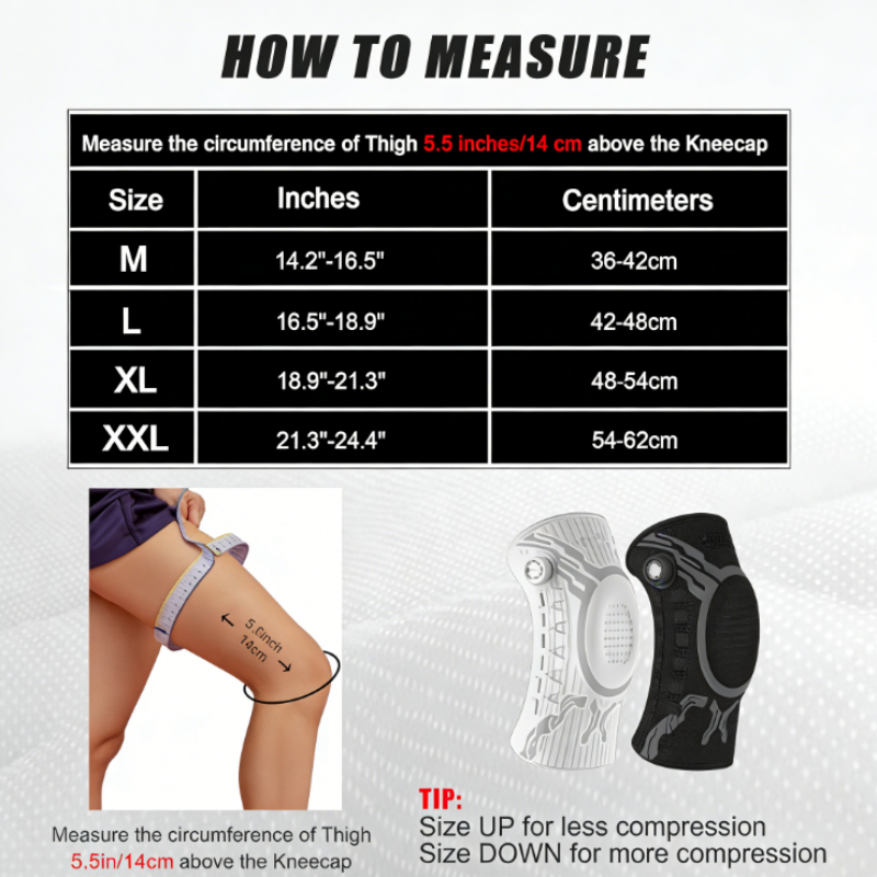 🦵 Knee Support That Moves with You – Flexible Side Hinges, Targeted Patella Protection & Anti-Slip Grip – Dial in Your Perfect Fit 💪✨