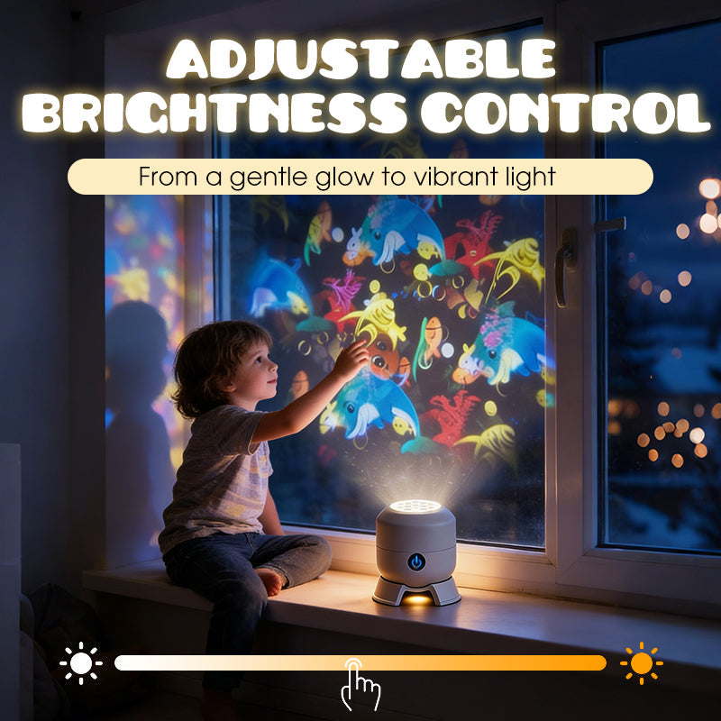 📢📢40% OFF !! ⏰ Ocean Wave Projector Light – Dynamic Rotating Aurora, Adjustable Brightness, Rechargeable