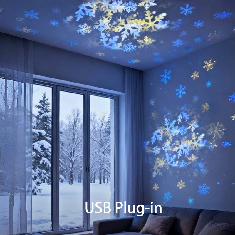 📢📢40% OFF !! ⏰ Ocean Wave Projector Light – Dynamic Rotating Aurora, Adjustable Brightness, Rechargeable