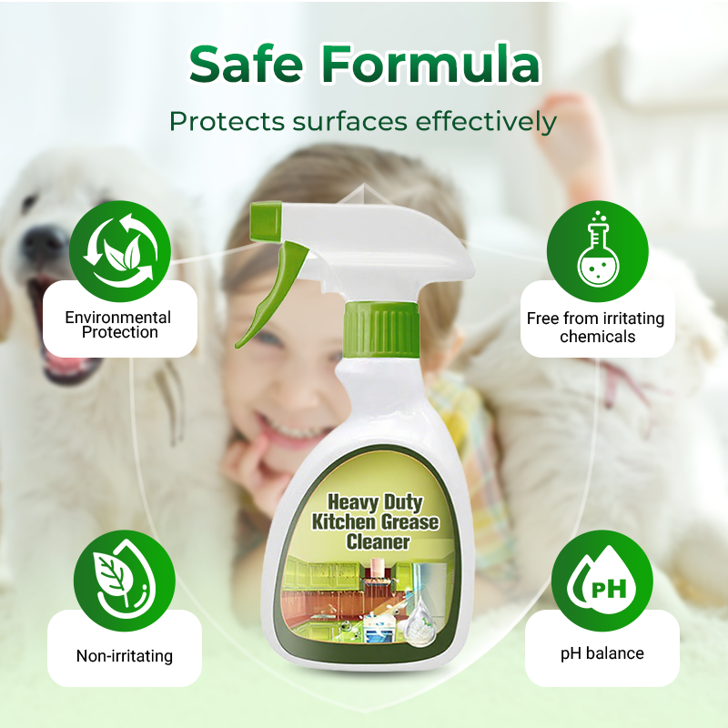 Heavy Duty Kitchen Grease Cleaner Foam Spray