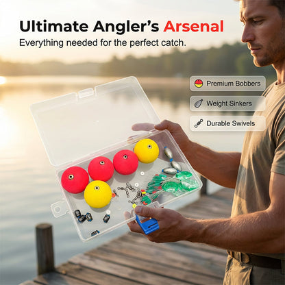 📢📢50% OFF !! ⏰Complete Fishing Float & Sinker Rig Kit