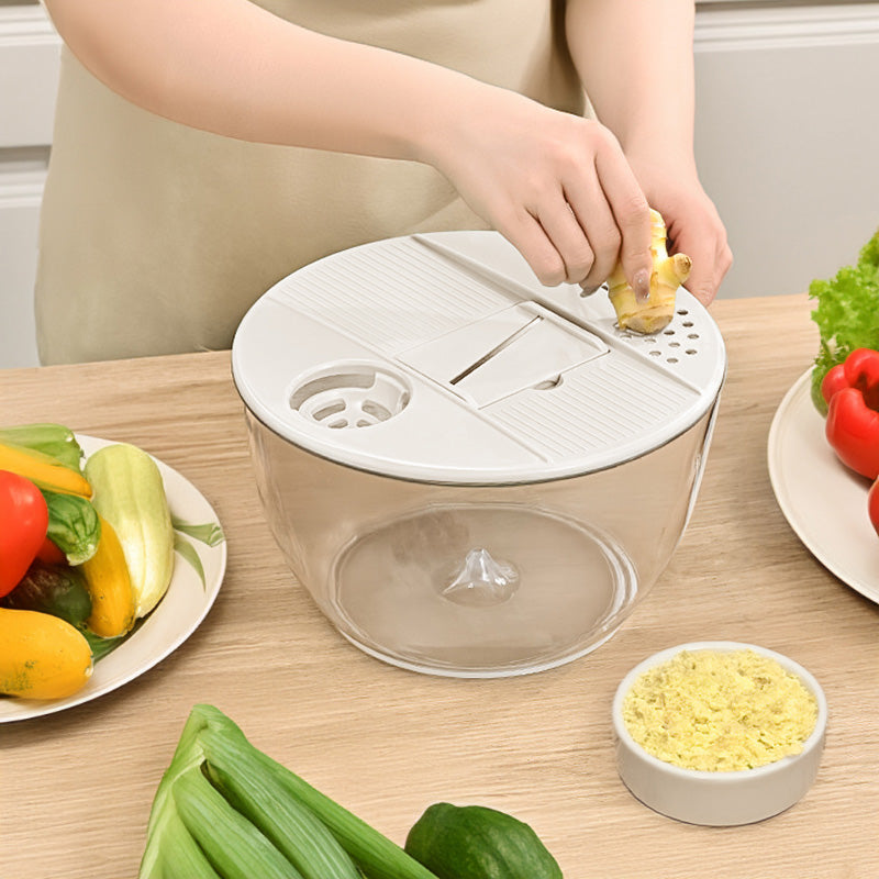 🔥 Hot sale 40% OFF🔥9-in-1 Multifunctional Large Capacity Salad Spinner & Slicer