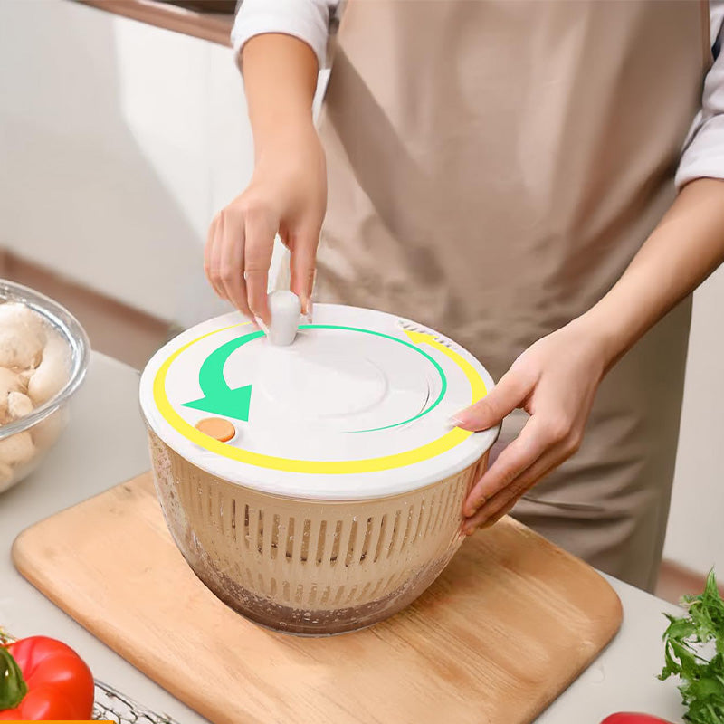 🔥 Hot sale 40% OFF🔥9-in-1 Multifunctional Large Capacity Salad Spinner & Slicer