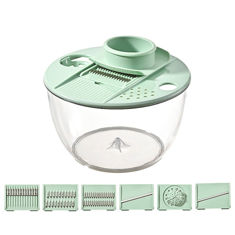 🔥 Hot sale 40% OFF🔥9-in-1 Multifunctional Large Capacity Salad Spinner & Slicer