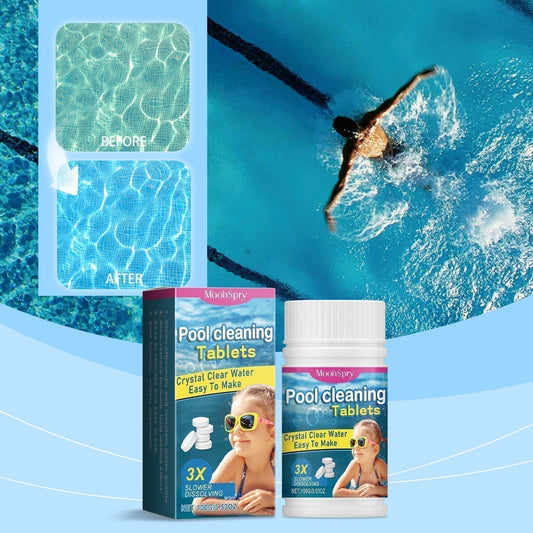 🏊‍♂️ Pool Cleaning Tablets for Crystal Clear Water – Drop, Dissolve, Dive In! 🌊✨