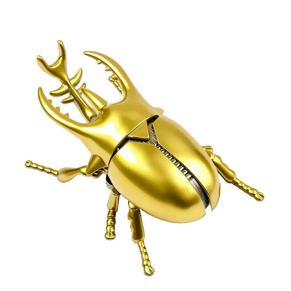 Realistic Wind-Up Crawling Beetle Toy