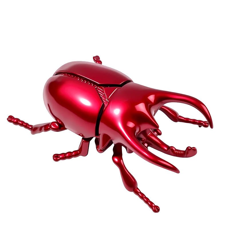 Realistic Wind-Up Crawling Beetle Toy