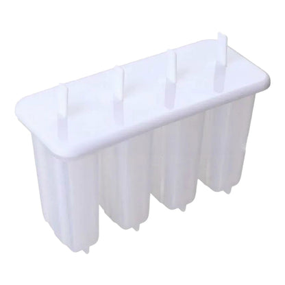4-Cavity Popsicle Mold with Lid and Sticks
