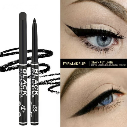 12-Pack Waterproof Retractable Eyeliner Pencil