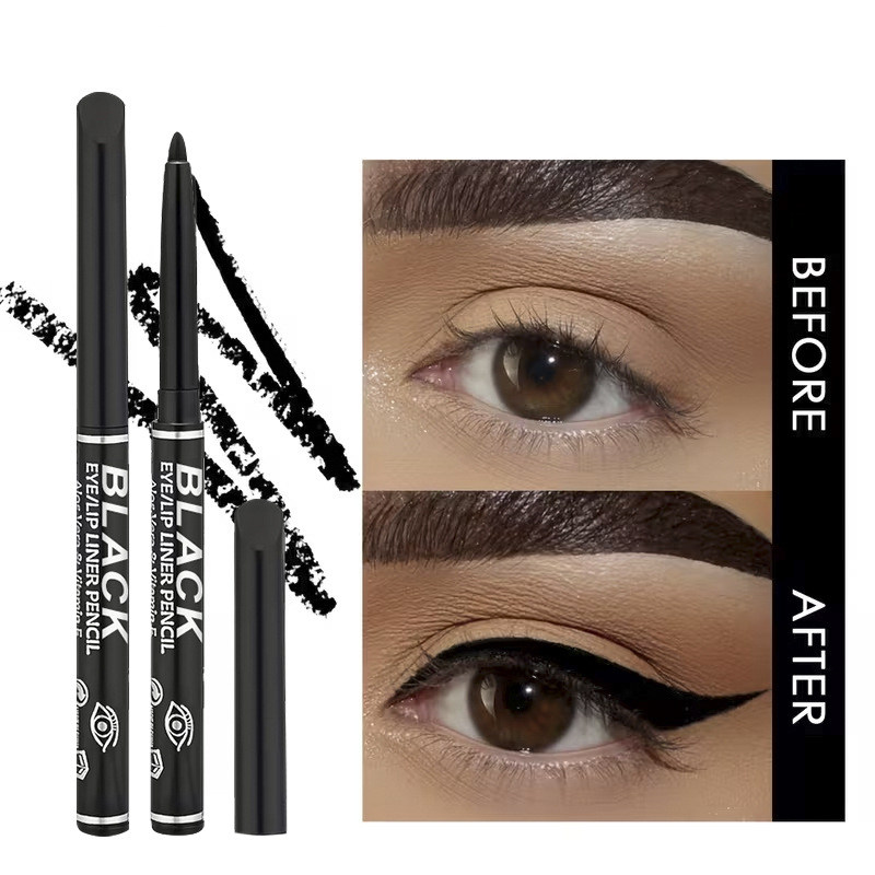 12-Pack Waterproof Retractable Eyeliner Pencil