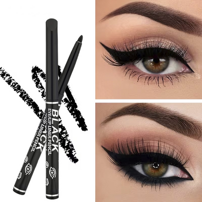 12-Pack Waterproof Retractable Eyeliner Pencil
