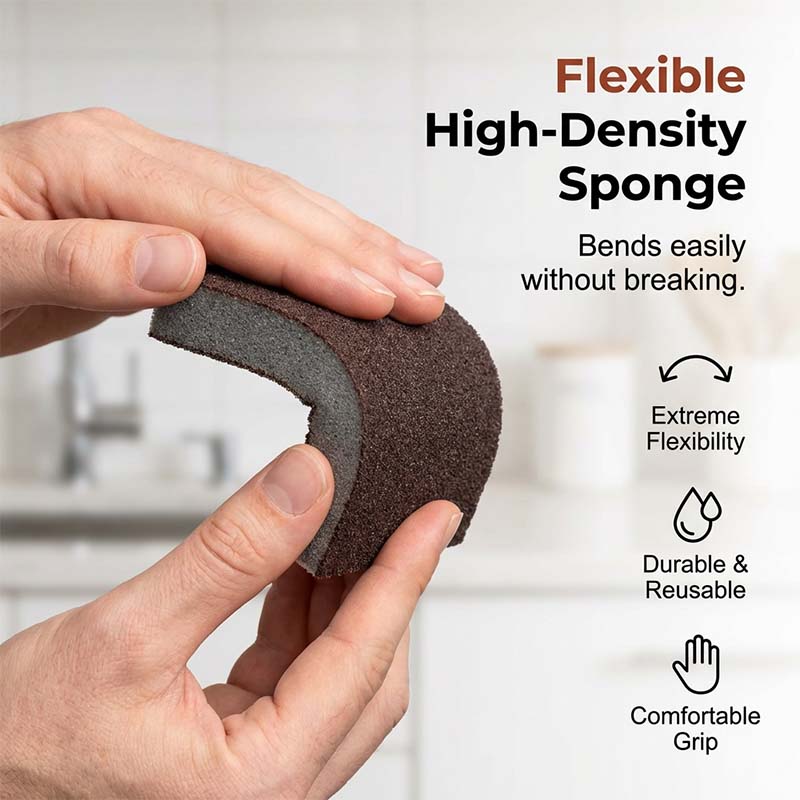 ⏰🔥LIMITED TIME 50% OFF! 🧽 Emery Sponge Scrubber – Tough on Grease & Rust, Gentle on Hands 💪✨ The Last Scrubber You’ll Ever Need 🔥🛠️