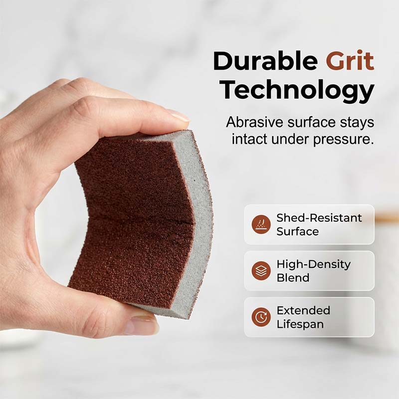 ⏰🔥LIMITED TIME 50% OFF! 🧽 Emery Sponge Scrubber – Tough on Grease & Rust, Gentle on Hands 💪✨ The Last Scrubber You’ll Ever Need 🔥🛠️