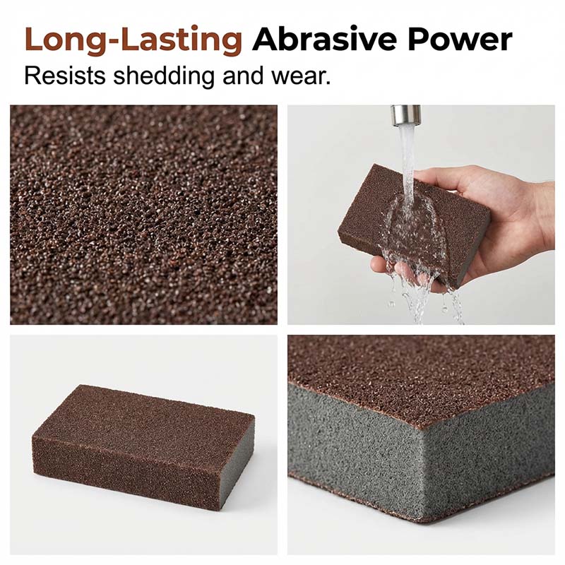 ⏰🔥LIMITED TIME 50% OFF! 🧽 Emery Sponge Scrubber – Tough on Grease & Rust, Gentle on Hands 💪✨ The Last Scrubber You’ll Ever Need 🔥🛠️