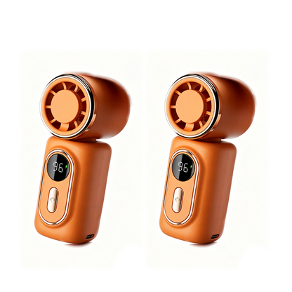 Portable Clip-On Fan with LED Display