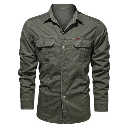 🆕2026 New Style✨Men's Long Sleeve Cotton Workwear Shirt👔