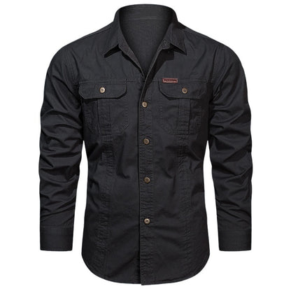 🆕2026 New Style✨Men's Long Sleeve Cotton Workwear Shirt👔
