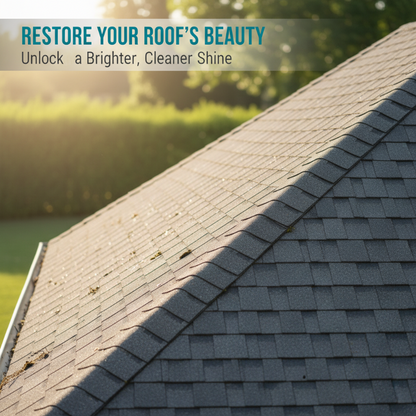 ⚡50K+ SOLD!🏠Multi-Surface Roof Moss & Algae Cleaner Spray