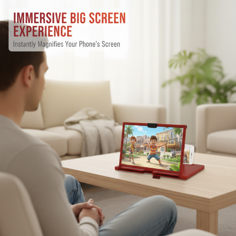 HD Mobile Phone Screen Magnifier
