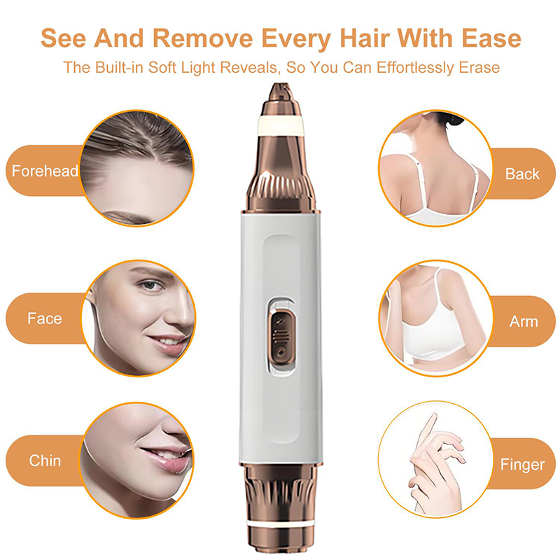 2-in-1 Facial Hair & Eyebrow Trimmer