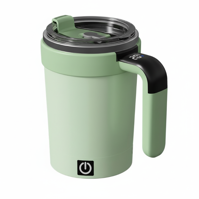 Smart Temperature Display Self-Stirring Mug