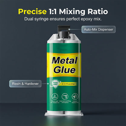 ⏰🔥LIMITED TIME 50% OFF! 🛠️ High-Strength AB Metal Repair Glue – Fast, Durable & Perfect for All Repairs ✨💪
