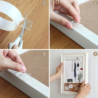Removable Strong Clear Double-Sided Tape