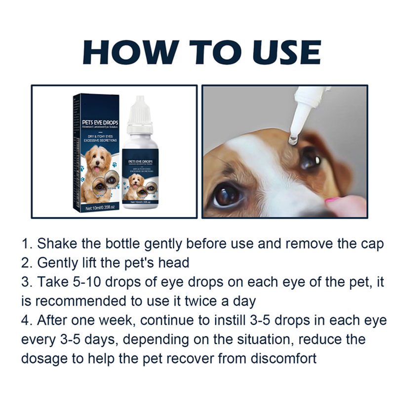 Gentle Pet Eye Drops for Dogs & Cats