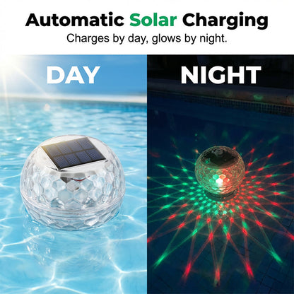 Solar-Powered Floating Pool Lights
