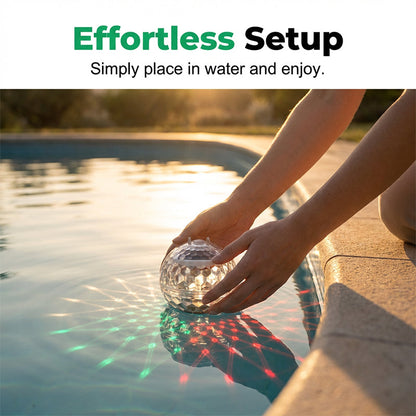 Solar-Powered Floating Pool Lights