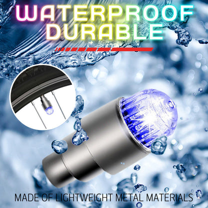 ⏳Time-Limited Special⏰Waterproof LED Wheel Lights – Multi-color & easy snap-on – USB rechargeable, perfect for bikes, scooters or wheelchairs – enhances night safety and style 🌙