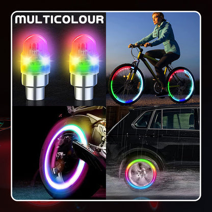 ⏳Time-Limited Special⏰Waterproof LED Wheel Lights – Multi-color & easy snap-on – USB rechargeable, perfect for bikes, scooters or wheelchairs – enhances night safety and style 🌙