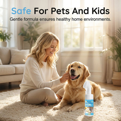 🐾 50% OFF! 🧼 Waterless Pet Mat Foam Cleaner – With brush & quick refresh ✨