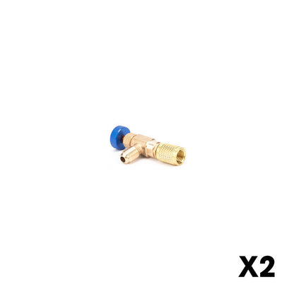 HVAC Refrigerant Charging Safety Valves